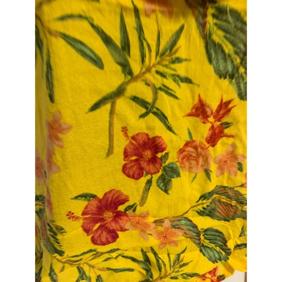 Cute Floral Ruffle Top M - Picture 2 of 3